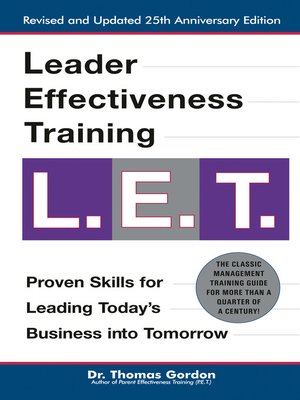 cover image of Leader Effectiveness Training